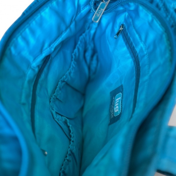 Lug Turquoise Quilted Tote Bag - Picture 10 of 11